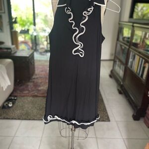 Anne Fontaine Black Garment with White Accents